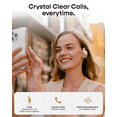 thumbnail image 6 of Cleer ARC 5 Open-Ear Wireless Earbuds with Ear Hooks, Dolby Atmos & THX Spatial Audio, 60H Battery, Fast Charge, IPX7 Waterproof Sports Headphones for Running & Workouts, White, 6 of 12