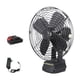 thumbnail image 1 of Ventilador de pie para camping con 2 velocidades, 1200 mAh, inalámbrico, para oficina, tienda de campaña, interior 10 secciones, 1 of 9