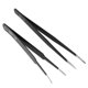 thumbnail image 3 of Tweezers Set 6pcs/Set ESD Acero Inoxidable Con Cuero, 3 of 9