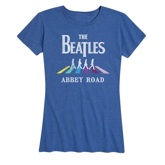The Beatles - Abbey Road Colors - Women's Short Sleeve Graphic T-Shirt