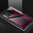 thumbnail image 2 of Galaxy Note 20 Case, Allytech TPU+Tempered Glass Back Cover Shock-absoption Anti-scratch Wireless Charging Support Back Cover Case for Samsung Galaxy Note 20, Purple, 2 of 7