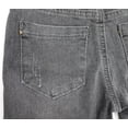 thumbnail image 6 of KIDSCOOL SPACE Little Boys Slim Fit Jeans,Toddler Flap Bib Pocket Fashion Denim Overalls,Grey,12-18 Months, 6 of 6