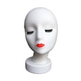 thumbnail image 3 of figatia Female Mannequin Head Display Model Holder Manikin Display Stand for B, 3 of 9