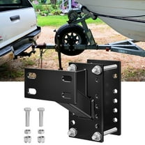 Nilight Spare Tire Carrier Trailer Spare Tire Mount Boat Trailer Carrier Bracket Utility Trailer Accessories Fits 4 & 5 & 6 Lugs Trailer Wheels on 4" 4.5" 4.75" 5" and 5.5" Bolt Patterns 150 lbs