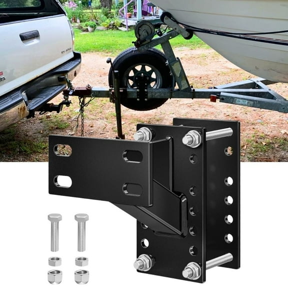 Nilight Spare Tire Carrier Trailer Spare Tire Mount Boat Trailer Carrier Bracket Utility Trailer Accessories Fits 4 & 5 & 6 Lugs Trailer Wheels on 4" 4.5" 4.75" 5" and 5.5" Bolt Patterns 150 lbs
