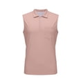 thumbnail image 2 of Men's Tank Tops 3-Button Up Collared Shirt Sleeveless Casual Workout Tees Summer Tanks with Chest Pocket, 2 of 6