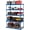 Blue 48" x 24" x 71", variant on Garage Storage Shelves, 5-Tier Adjustable Metal Shelving Unit, 30" x 12" x 60", 2000 lb Capacity