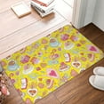 thumbnail image 4 of Sikiie Love Heart1 Print Flannel Anti-slip Floor Mat 16x24in, Thickened Dustproof Entrance Door Mat Floor Mat for Kitchen, Bathroom, Laundry Room, 4 of 7