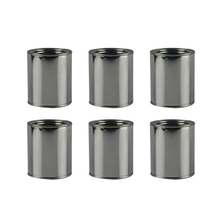Etereauty Can Cans Empty Storage Ink CanMetal Container Lids Cans Quart  Containers Container Mini Gallon Bucket Round Handle Tin