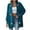 Blue, variant on Sevevn Women's Winter Loose Solid Sweater Long Sleeve Cardigan Top Coat Gift for Girls