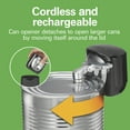 thumbnail image 3 of Hamilton Beach Flexcut 2-in-1 Automatic Electric Can Opener, Cordless and Rechargeable, Black, 3 of 9