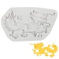 thumbnail image 4 of ORDDIART Grey Dragon Mold for Polymer Clay 1 Piece Silicone Baking Mold for Chocolate Casting Chinese Style, 4 of 8