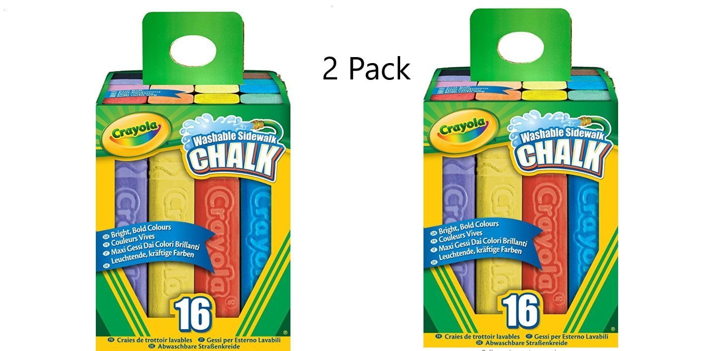 Crayola Sidewalk Chalk 16 Ct. Pack of 2
