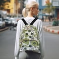 thumbnail image 7 of FORMRS Mini Backpack Purse for Women Quilted Travel Daypack Casual Shoulder Bag, Retro Flower Print, 7 of 7