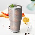 thumbnail image 3 of 30oz Princess Flower Dress Pattern Tumblers Stainless Steel Tumbler with Lid and Straw,Vacuum Insulated Double Wall Travel Tumbler Cups Mug with Cleaning Brush for Coffee,Tea, 3 of 7