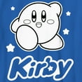 thumbnail image 2 of Boy's Nintendo Kirby Black and White Portrait Graphic Tee Royal Blue Large, 2 of 5