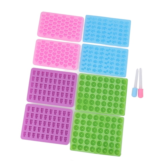 Mini moldes para dulces de dinosaurio, 10 moldes de silicona para dulces, moldes de silicona para dulces, juegos de moldes de silicona para dulces, elaborados por expertos