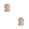 thumbnail image 4 of Advancent Molde de silicona de dibujos animados para boda, vacaciones, casa, café, Mousse, pastel, pudín, molde para hornear, luz de Gris claro tipo 3 2piezas, 4 of 6