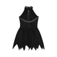 thumbnail image 6 of vastwit Kids Girls Ballet Lyrical Dance Dress Gymnastics Leotards Sleeveless Figure Skating Costume Black 10, 6 of 7