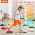 thumbnail image 2 of VEVOR Pierres d'Équilibre pour Enfants Parcours d'Obstacles Sensoriel 10 Pcs Extérieur Intérieur, 2 of 9