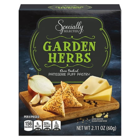 Pack of 2 - Garden Herbs Puff Pastry, 2.11 oz Package May Vary