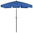 thumbnail image 1 of Sombrilla de playa VidaXL azul celeste rectangular con rejilla de ventilación, 1 of 8