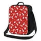 thumbnail image 1 of Disketp Christmas Santa Cartoon Snowman A Bolsa Térmica Estampada para Almuerzo, Lonchera para Hombres y Mujeres Adultos, 1 of 7
