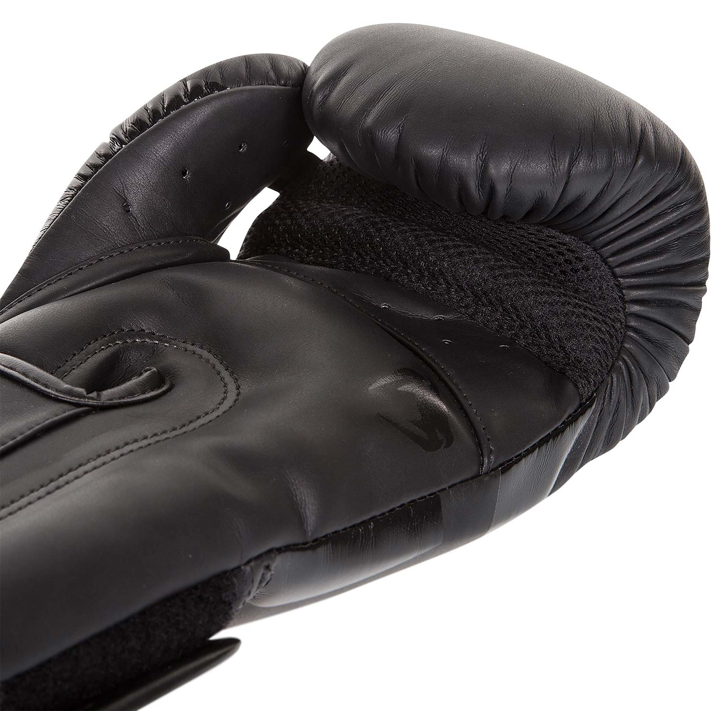 Black/Red/Gray Venum Elite Hook and Loop Training Boxing Gloves 