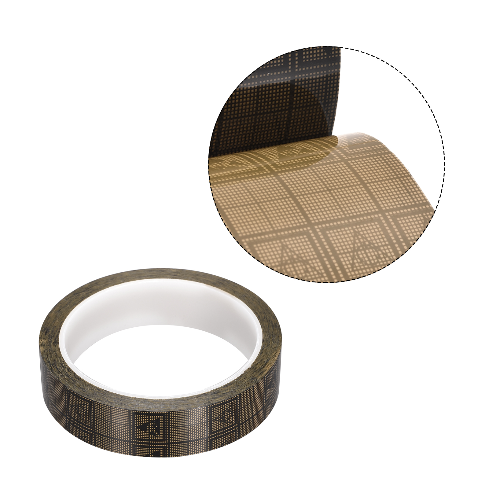 Unique Bargains Conductive Grid Tape for Electronics Parts and Components Brown 0.87"