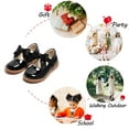 thumbnail image 4 of Toddler Girl Black Mary Jane Dress Shoes Size 12 - Little Girl Oxford Shoes for Easter Flower Girl Party School Shoes, 4 of 6