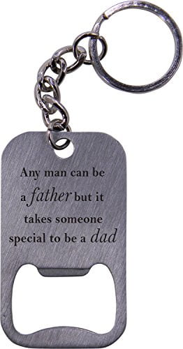 Engraved Keyring Bottle Opener Personalised Papa Dad  Grandpa Fathers Day Gift 