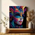 thumbnail image 6 of UXIEQU Masquerade Face Diamond Canvas Wall Art 15.75x11.81 Inches, 6 of 8