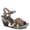 BLACK MULTI, variant on L'Artiste ASTARR Hand-Painted Leather Platform Heel Sandal