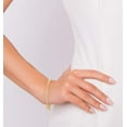 thumbnail image 3 of Miabella 18K Gold Over Sterling Silver Italian 5mm Mesh Link Chain Bracelet for Women, 925 Made in Italy (Length 7 Inches (Small)), 3 of 7