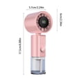thumbnail image 3 of Portable Mist Fan USB Rechargeable Handheld Cooling Fan With Spray Humidifier 5 Speed Settings And Foldable Design, Quiet Strong Airflow, For Travel Office Outdoor Home, 3 of 7
