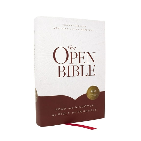 The Open Bible: Read and Discover the Bible for Yourself (Nkjv, Hardcover, Red Letter, Comfort Print), (Hardcover)
