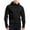 Black, variant on AnuYalue Men's Fleece Hooded Pullover Casual Quarter Zip Sweatshirts Long Sleeve Solid Color Sweatshirt Outdoor Workout Pullover