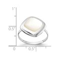 thumbnail image 2 of Bague en Argent Sterling avec Nacre Blanche, 2 of 4
