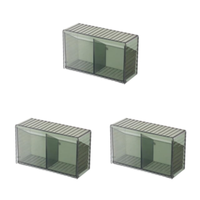 Caja de almacenamiento montada en la pared Billuyoard para baño ABS 17,3*10,3*6,6 cm