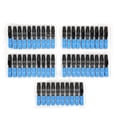 thumbnail image 1 of Fiber Optic Connector, Blue 50pcs Fiber Optic Adapter Professional  For Optical Fiber, 1 of 8