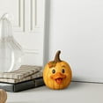 thumbnail image 5 of Elegant Halloween Animal-Shaped Pumpkin Desktop Ornament - Resin Sculpture for Home Decor, Bookshelves & Mantels, 5 of 7