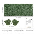 thumbnail image 4 of SKYSHALO Ivy Privacy Screen, 39 x 98 in Synthetic Green Wall, Mesh-Backed Greenery Fence with Durable Joints, Artificial Vine Leaf Decor for Garden, Yard, Balcony, 4 of 9