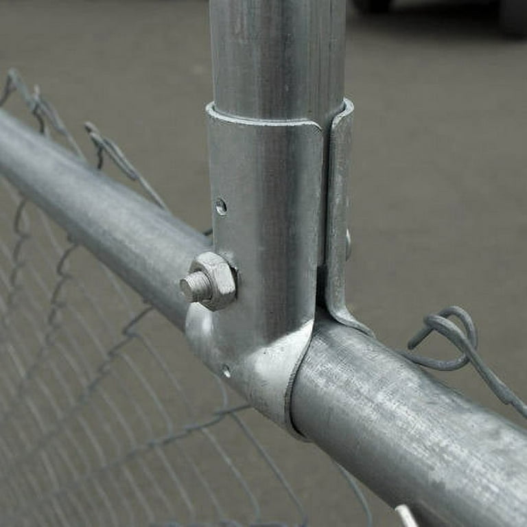 ALEKO Simple Steel Galvanized Finish Chain Link Dividable Dog Kennel Roof Support Bar for 13 x 7.5 Dog Kennels Walmart