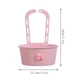 thumbnail image 3 of Hanging Sink Drain Basket, Kitchen Sink Fruit Vegetable Washing Colander, Household Sink Storage Strainer Rack, Basket for Kitchen Sink Food Washing Storage, 3 of 7