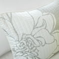 thumbnail image 4 of Noaman 6-Piece Printed Cotton Quilt Set with Throw Pillows, Reversible King/Cal King Bedding, Taupe Grey/Yellow, 4 of 7