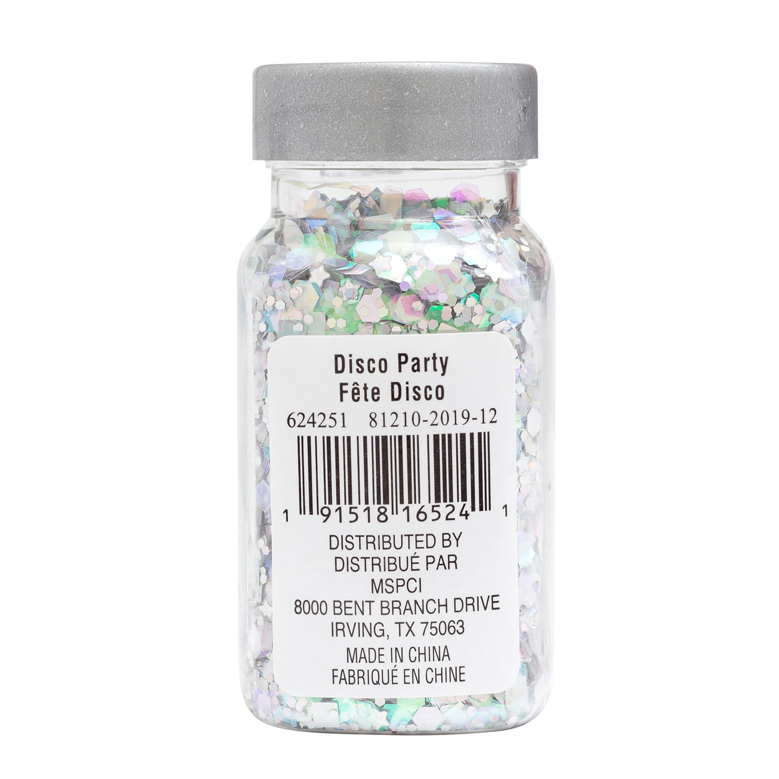 Recollections Disco Party Specialty Polyester Glitter, 12 Pack