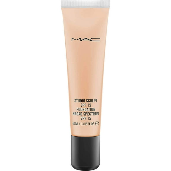 MAC COSMETICS STUDIO FOUNDATION 1.0 OZ NC35 MAC COSMETICS/STUDIO WATERWEIGHT SPF 30 FOUNDATION NC35 1 OZ (30 ML) PEACHY BEIGE W PEACH GOLD UNDE FOR LIGHT TO MEDIUM SKIN