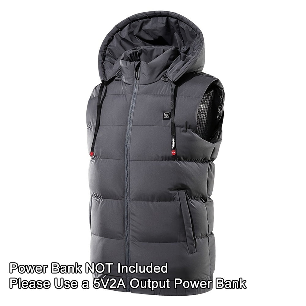 Lightweight Heated Vest,without Power Bank,Warming Coat For Men Women
