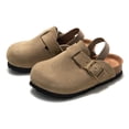 thumbnail image 4 of Kids' Cork Sandals with Genuine Leather Unisex Beach Sandals for Boys & Girls, 4 of 11