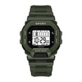thumbnail image 1 of Student Watch LED Large Screen Waterproof Adjustable Multifunctional Comfortable to Wear Square Dial LED Digital Watch Daily Wear, 1 of 11